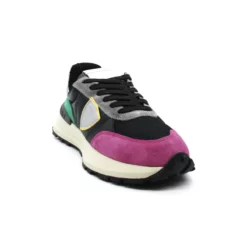 Infinyt Soldes Boutique -Infinyt Soldes Boutique atld wp18 nubuck noir fucsia philippe model 1