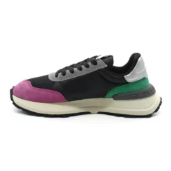 Tennis Femme Philippe Model ATLD WP18 Antibes -Infinyt Soldes Boutique atld wp18 nubuck noir fucsia philippe model 3