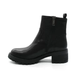 Boots À Talon Minka Design Din Biker -Infinyt Soldes Boutique din biker cuir noir minka design 3