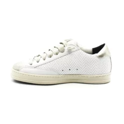 Tennis Femme P448 John Rafia -Infinyt Soldes Boutique f22 john rafia cuir blanc or p448 3