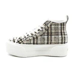 Sneakers Hautes Femme No Name Iron Mid Side Dove Scott -Infinyt Soldes Boutique iron mid side scott textile no name 3