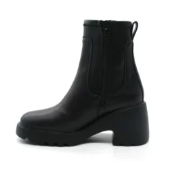 Boots À Talon Femme Unisa Link -Infinyt Soldes Boutique link cuir noir unisa 3