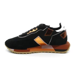 Tennis Femme Ghoud RMLW MU74 Rush Low Black Orange -Infinyt Soldes Boutique rmlw mu74 rush low suede bla ghoud 3