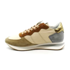 Tennis Femme Philippe Model Trpx Mondial TZLD W097 -Infinyt Soldes Boutique tzld w097 nubuck beige gris philippe model 3