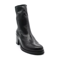 Infinyt Soldes Boutique -Infinyt Soldes Boutique w183b254 boots tal cuir noir lorenzo mareiro 1